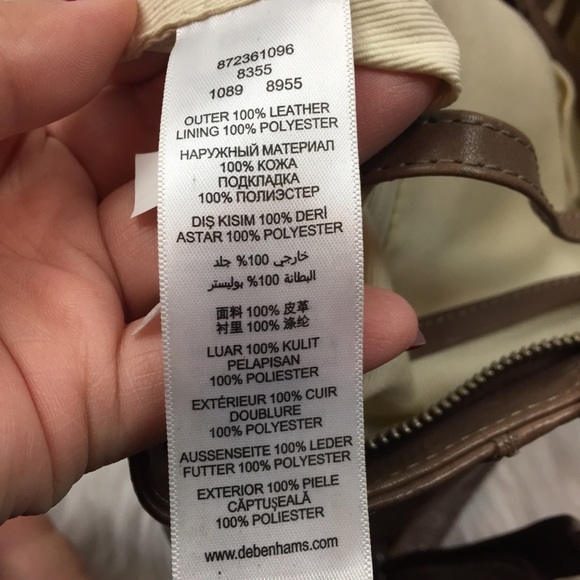 Bailey & Quinn Brown Leather Crossbody Purse - Picture 7 of 8